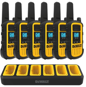 DEWALT DXFRS800 2 Watt Heavy Duty Walkie Talkies - Waterproof