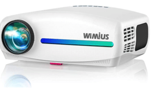 WiMiUS S1 Native 1080P Projector 10000: 1 Full HD Brightness Lumens